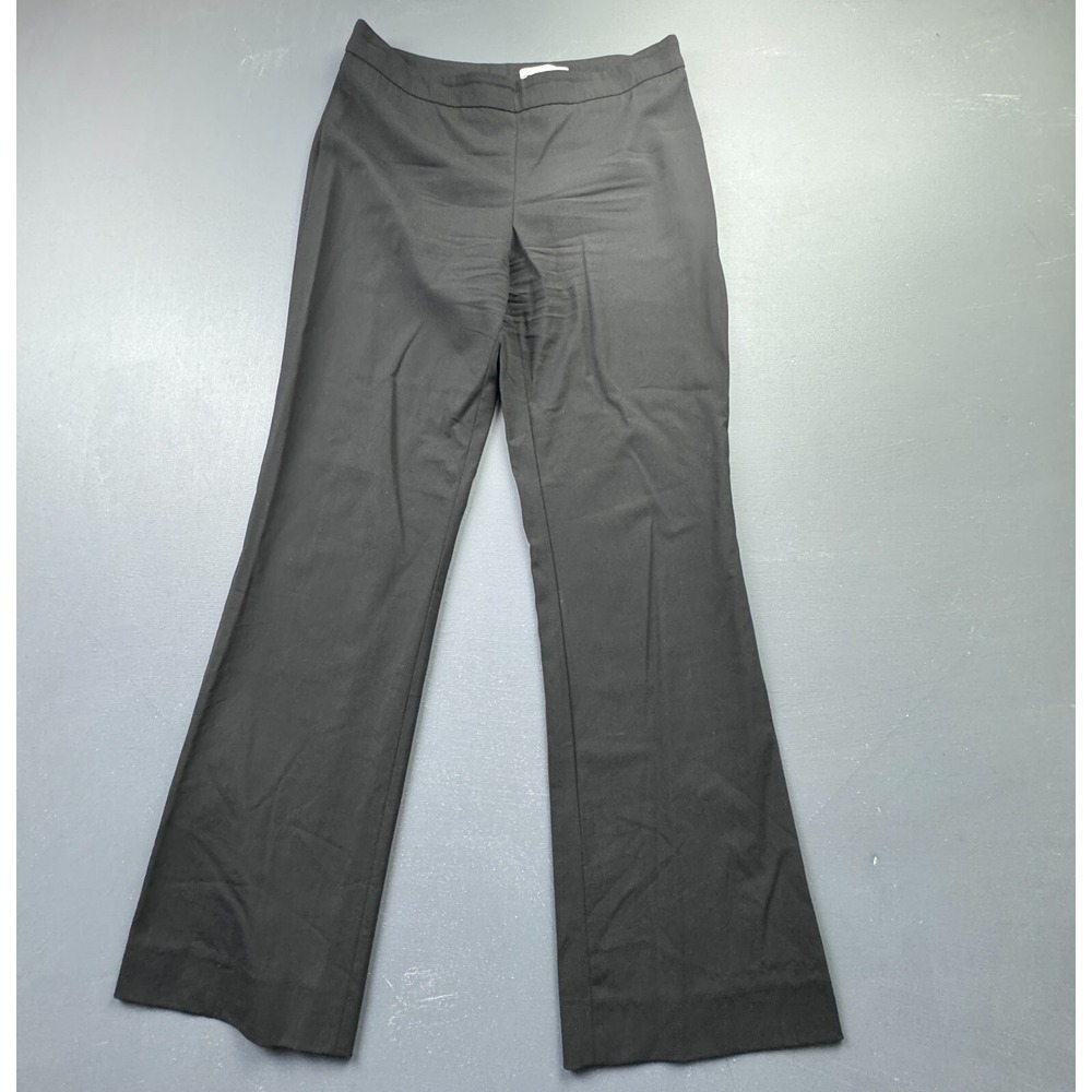 Hugo Boss Women's 4 Black Wide Leg Trousers Side Zip Office Formal Casual Pants